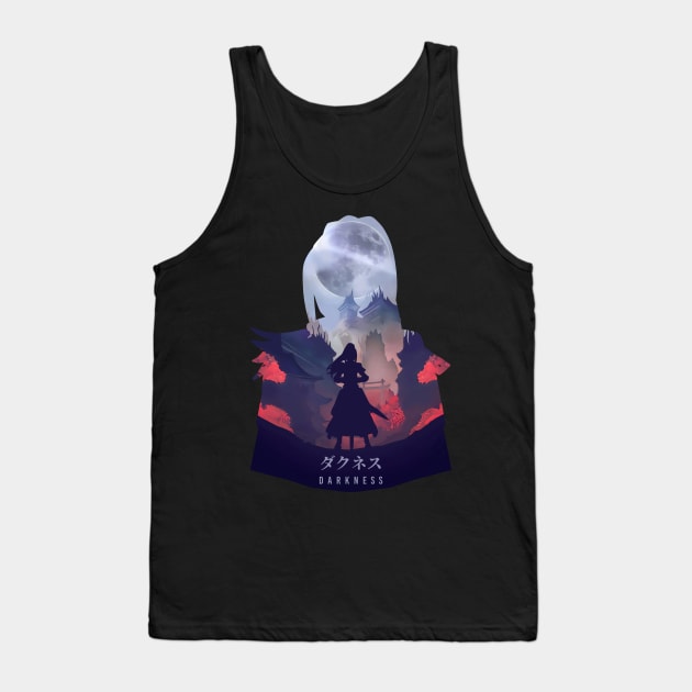 Darkness - Dark Illusion Tank Top by The Artz